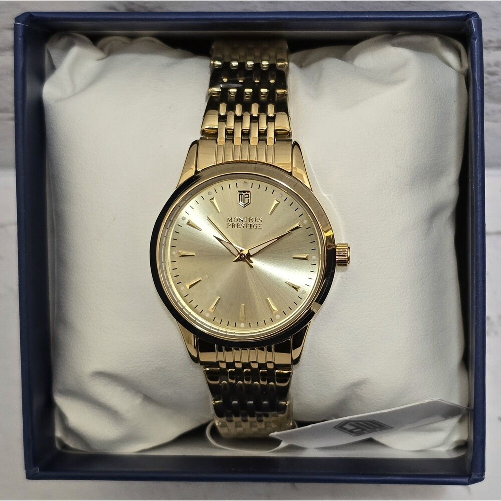 Montres Prestige X Invicta Women's Gold Tone Watch 29mm MPW-0003 Brand New